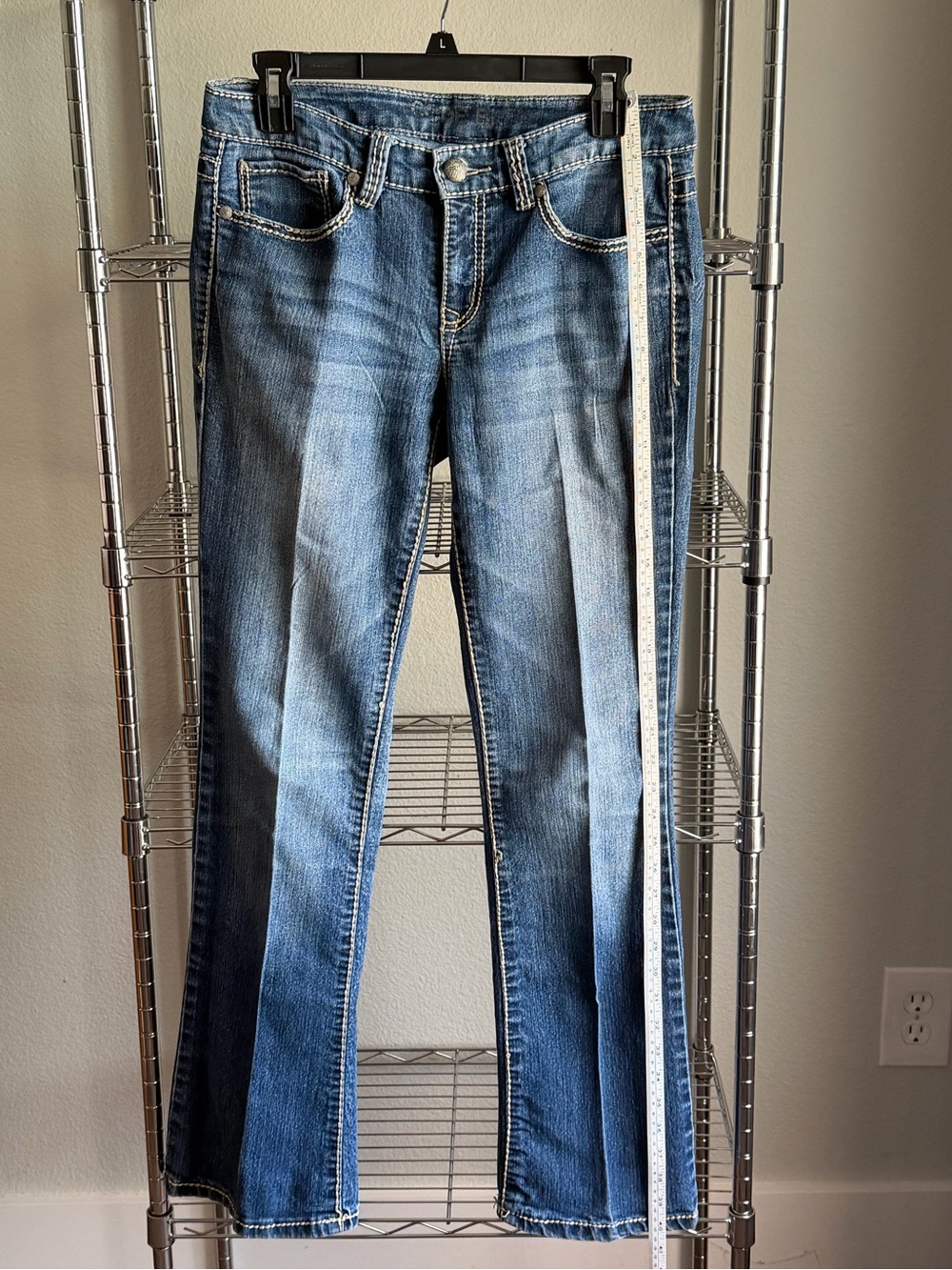 Code Bleu Medium Wash Flared Jeans